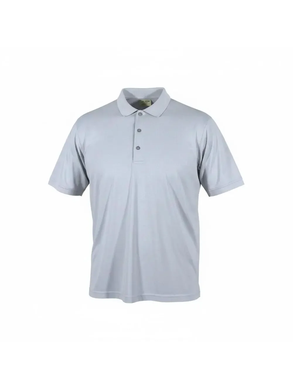 Diamond Apparel Polo Shirt Solid Gray Color Classic Three-Button Size Men’s 3XL